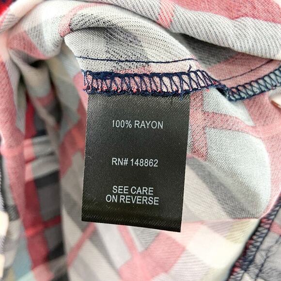 Torrid Plaid Hankerchief Red Plaid Midi Skirt size 1X Academia - Picture 7 of 8